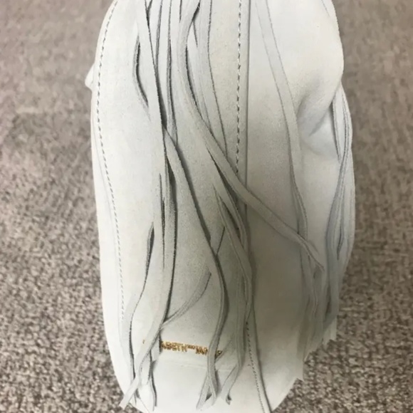 New Authentic Elizabeth and James Zoe Large Suede Leather Hobo - Picture 9 of 10